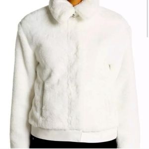 Bagatelle Faux Fur Ivory Jacket